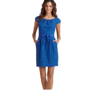 BCBG Rory Lace Cap Sleeve Dress